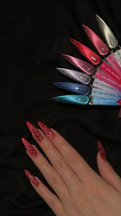 NAIL REPUBLIC   Гель-лак кошачий глаз светоотражающий   10мл   Bright Cats   #682