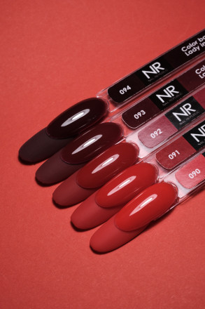 NAIL REPUBLIC   База цветная   10мл   Base LADY IN RED   #91