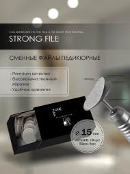 ONE NAIL &amp; GRAPE   Сменные файлы педикюрные 50шт.   15мм   #180