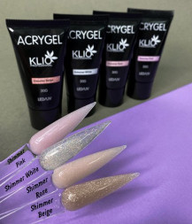 KLIO Акригель Shimmer White 30г (тюбик)