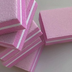 LISA NAIL   Баф квадратный МИНИ (цвет в ассортименте) 3,5х2,5см   (50шт)   [01]