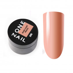 ONE NAIL   База камуфлирующая жесткая  Base   PEACH  (шайба)   30мл