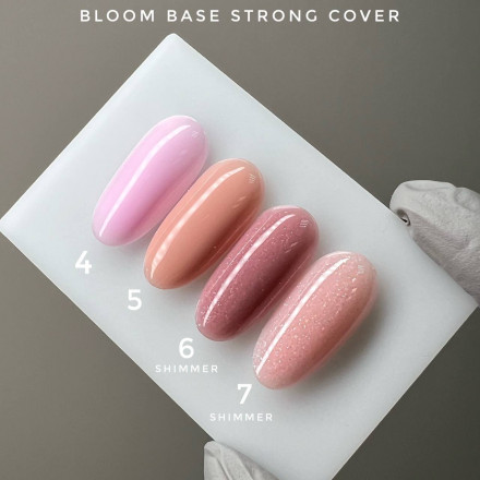 BLOOM   Base Strong COVER   #04   15мл   База камуфлирующая жесткая