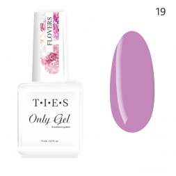 TIES   Гель для укрепления  ONLY GEL  15мл   Flowers   №19