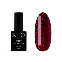 KLIO  Гель-лак  ESTET COLLECTION  10мл  №299  Красные с шиммером