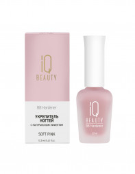 IQ BEAUTY   Укрепитель  для ослабленных и ломких ногтей с натуральным тонирующим эффектом матовый   12,5мл   BB Hardener   SOFT PINK