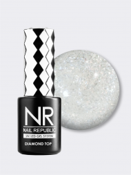 NAIL REPUBLIC   Топ с шиммером без л/с   10мл   Top   DIAMOND   #01