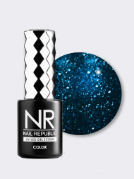 NAIL REPUBLIC   Гель-лак с шиммером   10мл   Aquamarine   #458
