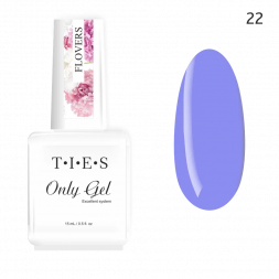 TIES   Гель для укрепления  ONLY GEL  15мл   Flowers   №22