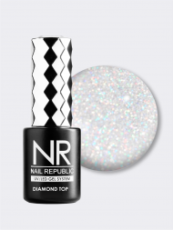 NAIL REPUBLIC   Топ с шиммером без л/с   10мл   Top   DIAMOND   #02