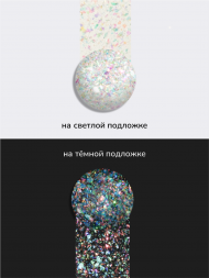 NAIL REPUBLIC   Топ с шиммером без л/с   10мл   Top   DIAMOND   #03