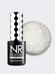 NAIL REPUBLIC   Топ с шиммером без л/с   10мл   Top   DIAMOND   #04