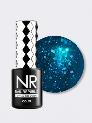NAIL REPUBLIC   Гель-лак с шиммером   10мл   Frozen   #461