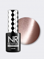 NAIL REPUBLIC   Гель-лак кошачий глаз   10мл   MOUSSE CAT   #132