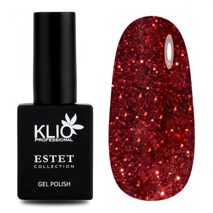KLIO  Гель-лак  ESTET COLLECTION  10мл  №303  Красные с шиммером
