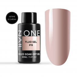 ONE NAIL   Гель для укрепления   Fluid gel   #16   30г   (бутылка)