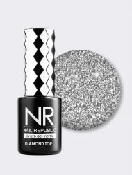 NAIL REPUBLIC   Топ светоотражающий без л/с   Top   DIAMOND   #07   10мл
