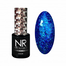 NAIL REPUBLIC   Гель-лак с шиммером   10мл   Frozen   #464
