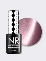 NAIL REPUBLIC   Гель-лак кошачий глаз   10мл   MOUSSE CAT   #135